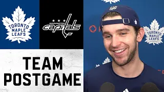 Maple Leafs Media Availability | Postgame at Washington Capitals | October 24, 2023