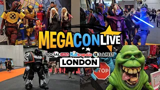 MEGACON LIVE LONDON | Day One - AMAZING Cosplays, Merchandise, Walkthroughs, Costumes, and MORE!