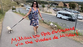 Travelling through France in a motorhome with dogs. Millau to Port Grimaud via the Viaduc de Millau.