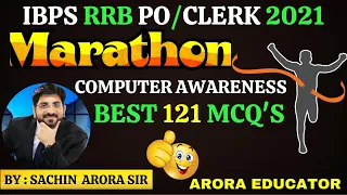 Computer Awareness Marathon Class For IBPS RRB PO/Clerk Mains Exam 2021 |IBPS RRB Computer Awareness