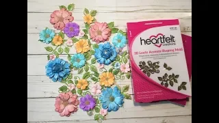 Review And Demo Heartfelt Creations 3D Leafy Accents Shaping Mold