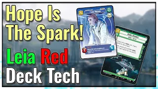 Leia Red is INSANE! Rebel Assault OP! | Star Wars Unlimited Leia Deck Tech