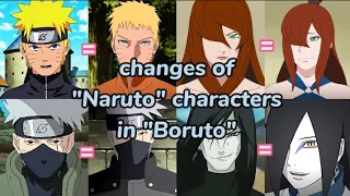 Changes of Naruto characters in Boruto