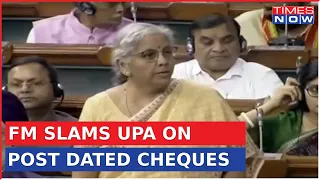 NDA Roars 'Mil Gaya' Attacking UPA With FM Sitharaman | No Trust Debate In Lok Sabha | Latest News