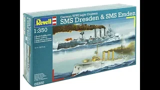 Revell SMS Dresden and SMS Emden P2