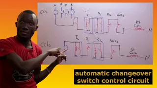 automatic 3 phase changeover switch wiring diagram