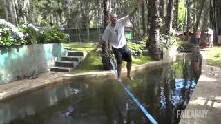 Лучшие приколы со всего мира  FailArmy    Swings and Slackline Tarzan Fails