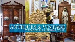 2023 Antiques Vintage Luxury Interior Design Shop Walking Tour! Elegant Decor Furniture CLASSIC Home