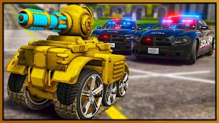 GTA 5 RP - Mini Tanks Annoying Cops