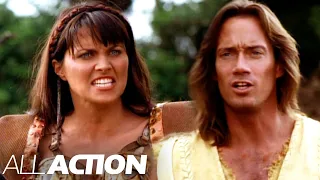 Hercules Fights Xena | Hercules: The Legendary Journeys | All Action