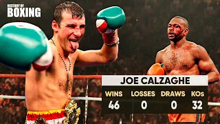 He Will Surprise You! Joe Calzaghe - a Skinny Knockout Beast