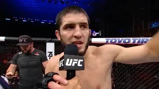 UFC 242: Ислам Махачев - Слова после боя