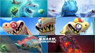 ALL SPECIAL SHARK TRAILER & GAMEPLAY 2023 (FIN, FINN N FINNY UPDATE) - Hungry Shark Evolution