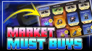 MARKET ULTIMATE GUIDE - Full Comprehensive Breakdown (All Shops!) ✅ ⁂ Watcher of Realms ⁂ G4G DAY 84