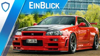 Nissan Skyline GT-R R34 (1999) - King vom Ring! Wir sind FEUER & FLAMME 🔥 @Skylinesusky