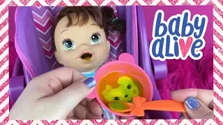 Baby Alive My Baby All Gone Doll Piper Green Veggies Feeding and Diaper Change with Despicable Me