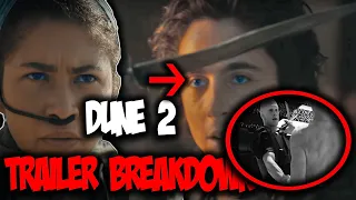 Trailer Breakdown DUNE 2! This Movie Looks Amazing! | Book Readers REACTION (Spoilers)