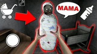 How to become Granny Baby funny animation