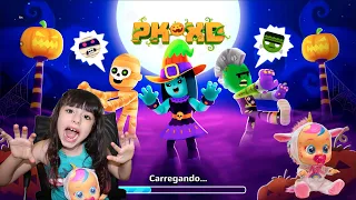 EU E MINHA BONECA CRY BABY JOGANDO PK XD NO HALLOWEEN | BRINCANDO DE BONECA