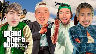 The Boys Are Back For Another MESSY GTA Heist! w/ Jc Caylen, Reggie & Rec