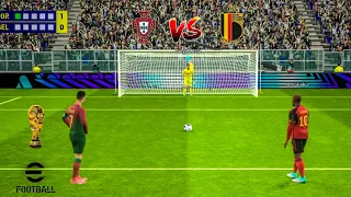 RONALDO VS LUKAKU ! PORTUGAL 🇵🇹 VS BELGIUM🇧🇪 ! PENALTY SHOOTOUT ! @play_efootball