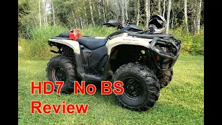 24hr no BS Honest Review Can am Outlander PRO HD7 ATV