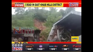 Rain wreak havoc in Northeast: Landslides kills 3 in Meghalaya