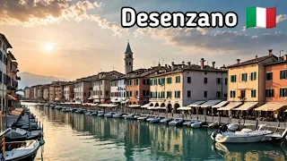Desenzano lake Garda Italy| walking tour Desenzano | Full HDR Dolby Vision walk |