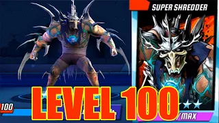 TMNT Legends Upgrade Super Shredder To Level 100 Platinum