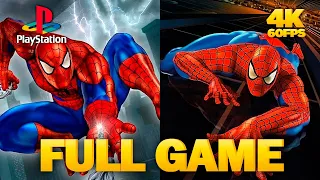 Spider-Man & Spider-Man 2: Enter Electro - Full Game Walkthrough Gameplay (4K 60FPS PS1)