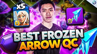 NEW Frozen Arrow QC is DOMINATING in TOP Legends | +320 Day in Clash of Clans Legend League