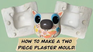 DIY: How to make a Two Piece Plaster Mould for Pottery at Home