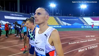 Men's 1500m.  Suheim bin Hamad Stadium, Doha, Qatar.  May 28, 2021.