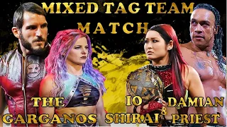 Candice LeRae & Johnny Gargano vs Io Shirai & Damian Priest Full Mixed Tag Team Match 30 Sept 2020