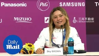 Team GB's youngest Olympic medallist Sky Brown bags bronze in skateboarding