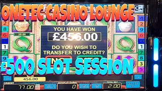 £500 SLOT SESSION BARCREST & BLUEPRINT ONETEC CASINO LOUNGE ESTON