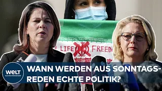 FEMINISTISCHE AUSSENPOLITIK: Rot-grüne Spinnerei oder knallharte Realpolitik? | WELT Thema