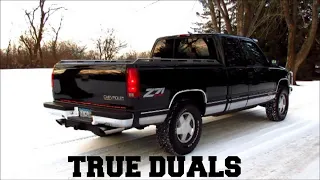 Chevy K1500 Dual Exhaust!!! 350 Vortec