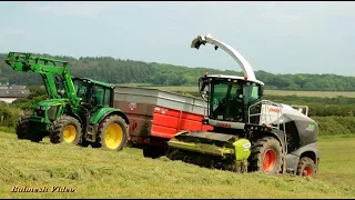 Silage '24 - Claas 870 of Unique Colour with John Deere, Massey and New Holland.