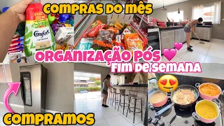 Compras do mês no Assaí Atacadista + Quanto Gastamos? Limpeza e organização da Área Gourmet