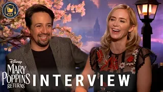 Emily Blunt and Lin-Manuel Miranda Share Everything About Mary Poppins Returns