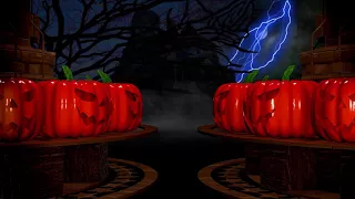 Halloween Pumpkins Animated Background Loop Animation