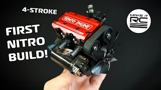 Building the SEMTO ST-NF2 Nitro Engine From Stirlingkit 🔧 Full Build, First Run, and Review!