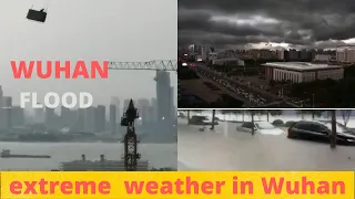Thunderstorm hits Wuhan|| Heavy Rain|| Flood in Wuhan||Extreme Weather in China|| Indian in wuhan