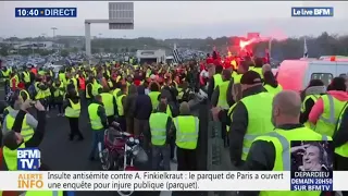 Gilets jaunes: où en est la mobilisation et l'opinion, trois mois après?