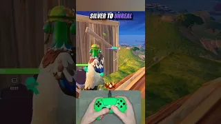 Silver to Unreal = 30 Seconds 🏆  + Aimbot Controller Settings (Fortnite)