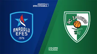 Anadolu Efes Istanbul - Zalgiris Kaunas Highlights | Turkish Airlines EuroLeague, RS Round 29