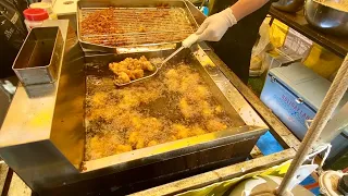 Japanese street food "Karaage" How to make fried chicken / Japanese festival2022,ASMR