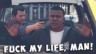 GTA 5 - Franklin breaks into Michael's house [4K]