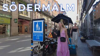 Stockholm - Södermalm  - Summer 2023 - Walking Tour 4K  (#621)